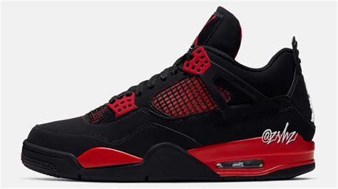 nike air jordan zwart rood|nike air jordan 4 retro.